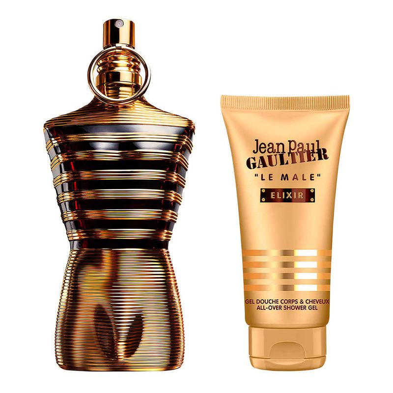 Kit Jean Paul Gaultier Le Male Elixir Masculino - Parfum 125ml + Shower Gel 75ml