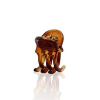 Prendedor De Cabelo Tridente Tartaruga Finestra Mini 1,0x 2,0cm 1 unidade