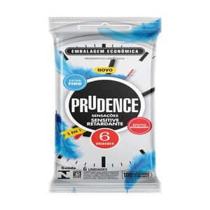 Preservativo Prudence Sensações Sensitive Retardante 6 unidades