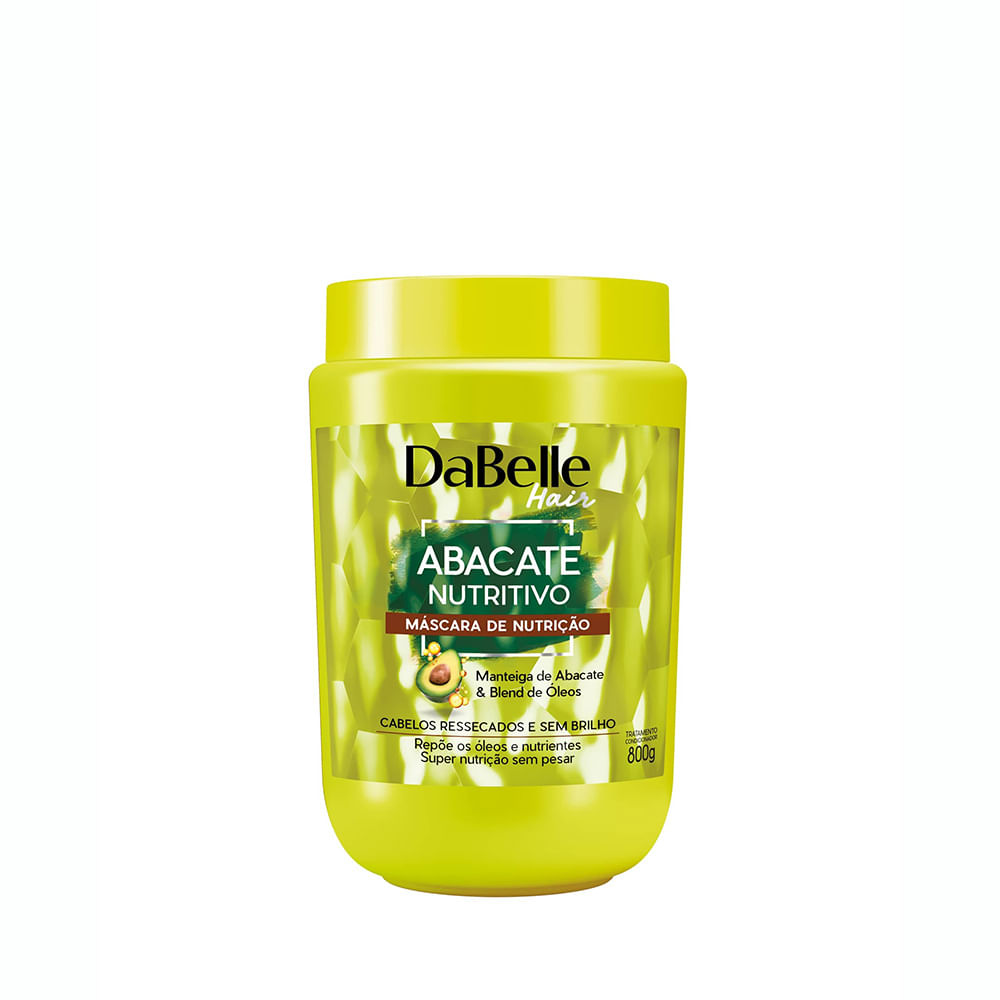 Máscara De Nutrição Dabelle Abacate Nutritivo 800g