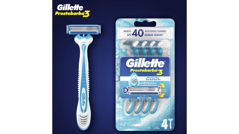 Aparelho de Barbear Gillette Cool Comfort Fresh - Leve 4 Pague 3