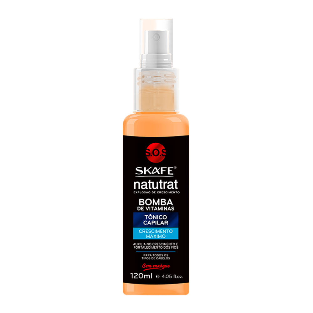 Tônico Capilar Skafe Natutrat Sos Bomba De Vitaminas 120ml