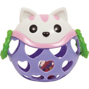 Bolinha De Atividades Buba Meu Gatinho Com Chocalho e Base Maleável + 6 Meses