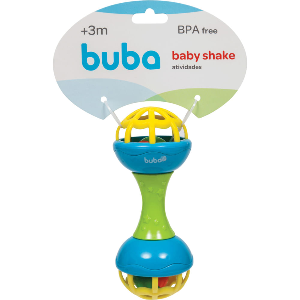 Chocalho de Atividades Para Bebê Brinquedo Bebê 3 Meses Infantil Buba