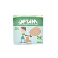 Protetor Ocular Bege Tamanho Grande Oftam 20 Unidades