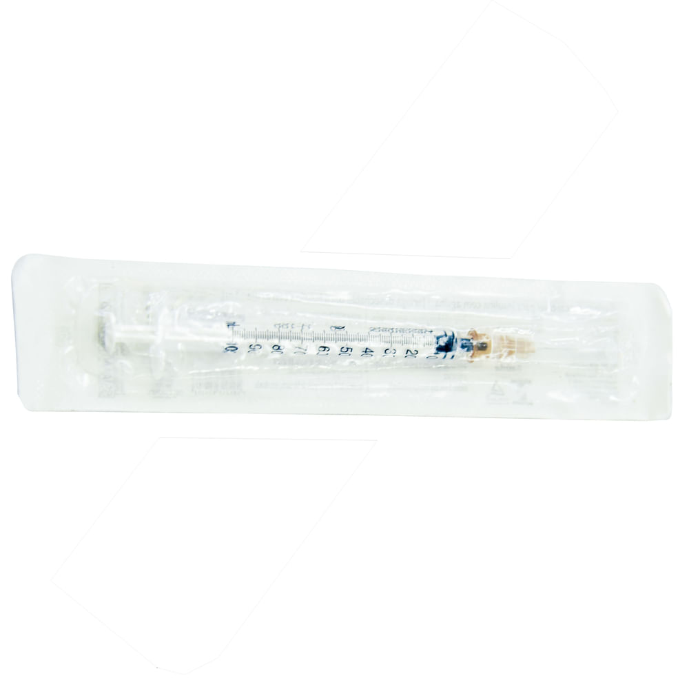 Seringa 1ml 13X0,45mm Descarpack