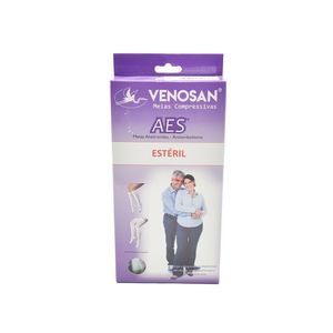 Meia Venosan AES 18 mmHg M Pé aberto branca estéril