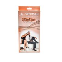 Meia Venosan Ultraline Panturrilha Bege Tamanho Grande Ref-41003