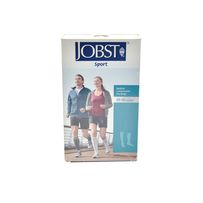 Meia Panturrilha Jobst Sport branco e cinza 30-20 EG