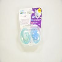 Chupeta Avent Ultra Air 0 A 6 Meses Verde E Azul 2 Unidades