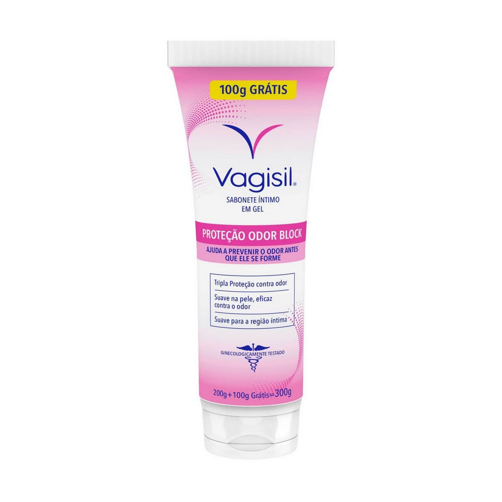 Sabonete Íntimo Em Gel Vagisil Odor Block 200g