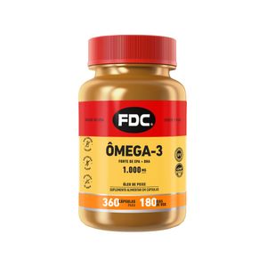 Ômega 3 EPA FDC 1000mg 360 Cápsulas