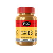 Vitamina D3 FDC 2000UI 100 cápsulas