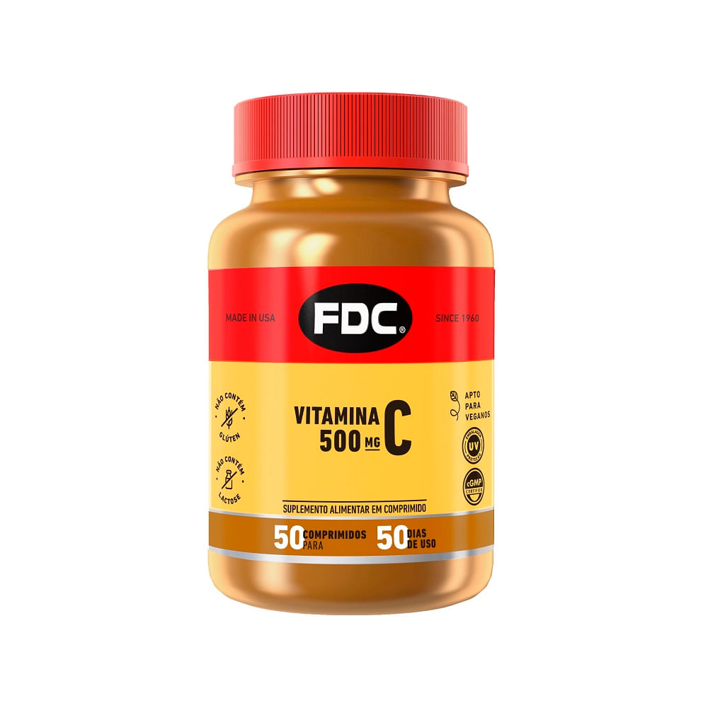 Vitamina C FDC 500mg 50 Comprimidos