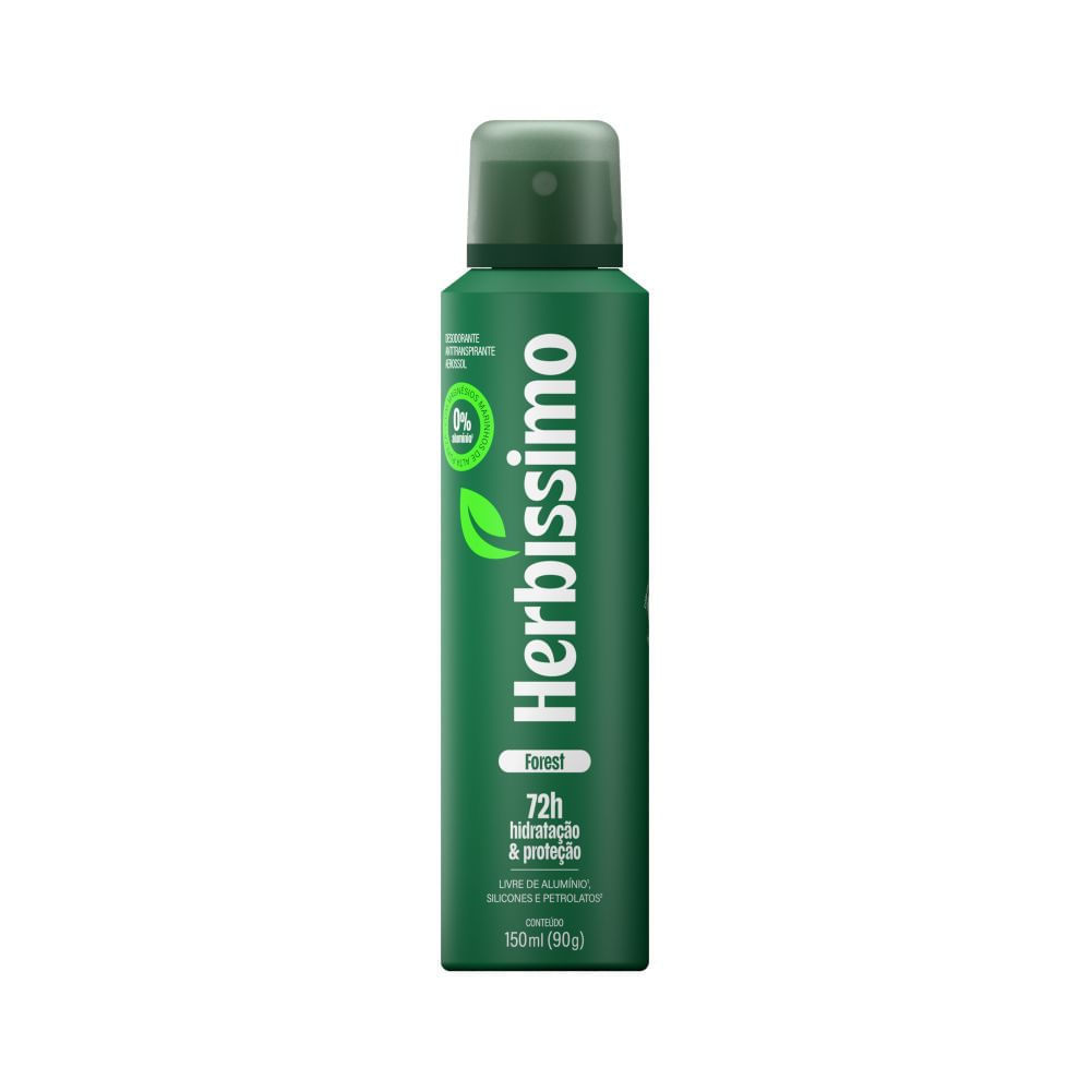 Desodorante Antitranspirante Herbíssimo Forest Breeze Hidratação & Proteção 150ml