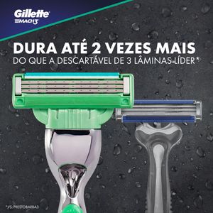 Leve 4 Pague 3 Unidades Carga Gillette Mach3 Sensitive