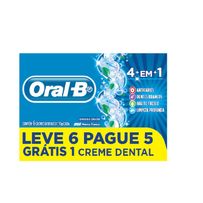 Creme Dental Oral-b 4 Em 1 Menta  6 unidades de 70g