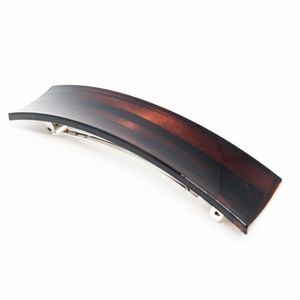 Presilha Finestra Reta Tartaruga para Cabelo 10,0X2,4cm F2821