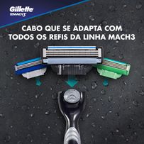 Carga Para Aparelho De Barbear Gillette Mach3 4 unidades