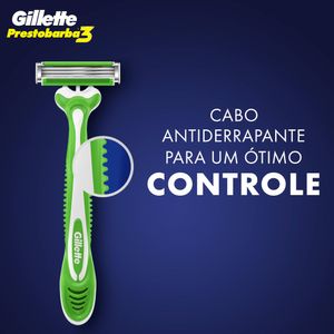 Aparelho De Barbear Descartável Gillette Prestobarba 3 Sensitive 2 Unidades