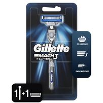 Aparelho De Barbear Gillette Mach3 Turbo Aloe Sensitive