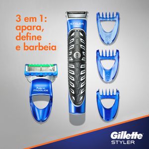 Aparelho De Barbear Gillette Styler 3 em 1