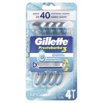 Aparelho de Barbear Descartável Gillette Prestobarba3 Cool  4 Unidades