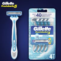 Aparelho de Barbear Descartável Gillette Prestobarba3 Cool  4 Unidades