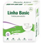 Fralda Slip Adulto Nateen Basic G 10 unidades