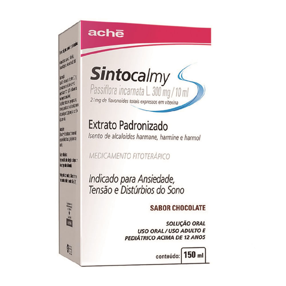 Sintocalmy 300mg/10ml Aché Solução Oral 150ml
