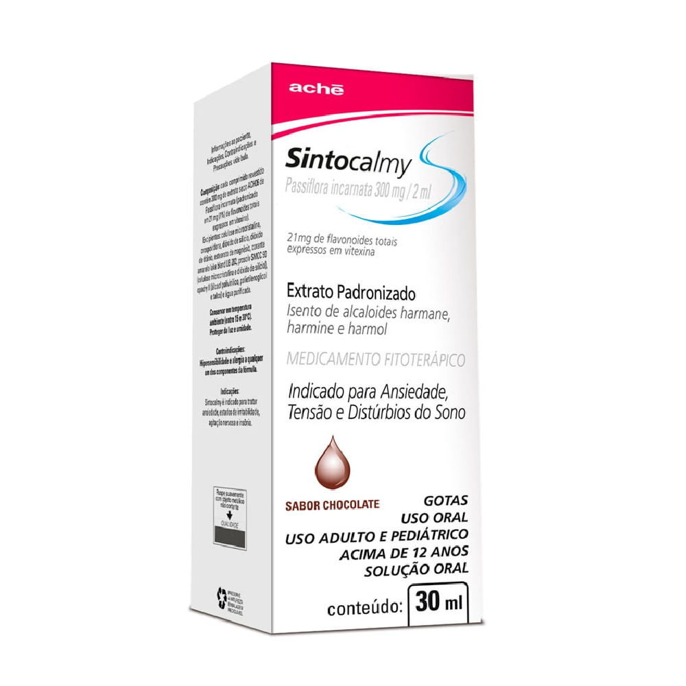 Sintocalmy 300mg/2ml Aché Solução Oral 30ml