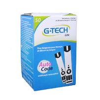 Tiras Reagentes G-tech Lite Free 1 com 50 Unidades