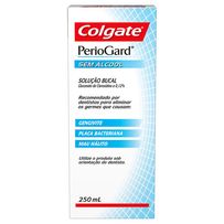 Solução Bucal Colgate PerioGard Sem Álcool 250ml
