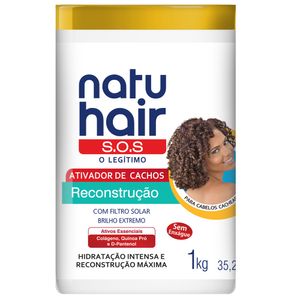 Ativador de cachos NatuHair Reconstrução 1kg