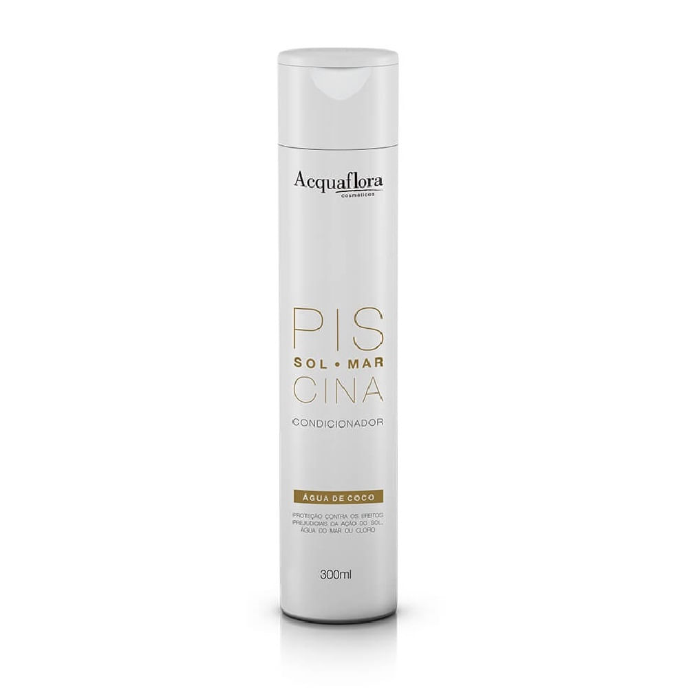 Condicionador Acquaflora Sol Mar Piscina Água de Coco 300ml