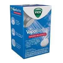 Vapores Relaxantes Vick Vapo Banho 3 Pastilhas