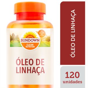 Suplemento Alimentar Sundown Óleo de Linhaça 1000mg 120 Cápsulas