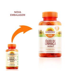 Suplemento Alimentar Sundown Óleo de Linhaça 1000mg 120 Cápsulas