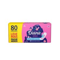 Protetor Diário Diana Leve Mais Pague Menos 80 Unidades