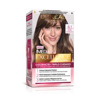 Tintura Loreal Imédia Excellence 6.1 - Louro Escuro Acinzentado