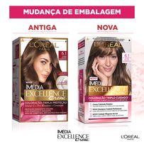Tintura Loreal Imédia Excellence 6.1 - Louro Escuro Acinzentado
