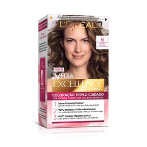 Tintura Loreal Imédia Excellence 6 - Louro Escuro