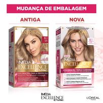 Tintura Loreal Imédia Excellence 8.1 - Louro Sueco