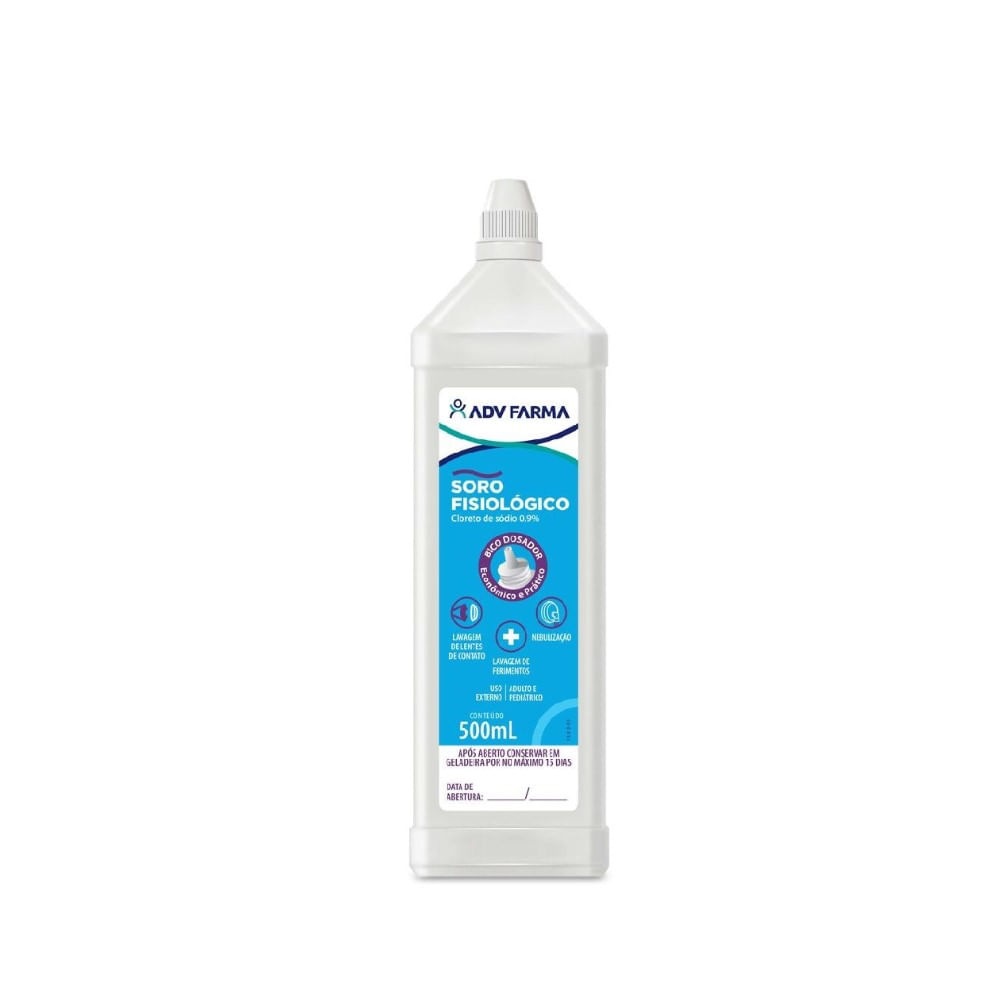 Soro Fisiológico 0,9% Adv Farma 500ml