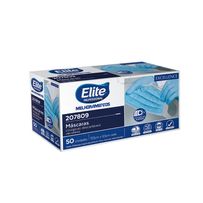 Máscara Cirúrgica Descartável Elite 50 Unidades