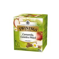 Chá Misto Twinings Camomila, Canela e Maçã 10 Unidades 15g