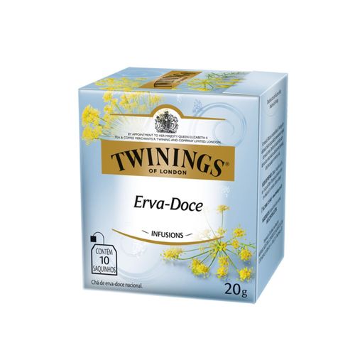 Chá de Erva Doce Twinings Nacional 20g com 10 Unidades