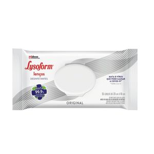 Toalha Umedecida Desinfetante Lysoform Original 36 Unidades