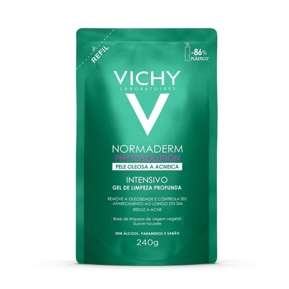 Gel de Limpeza Anti-Acne Vichy Normaderm PhytoSolution com Ácido Salicílico Refil 240g