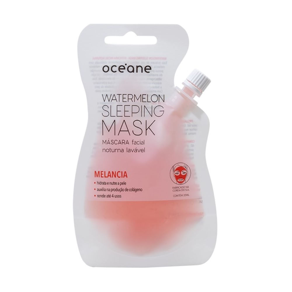 Máscara Facial Oceane Watermelon Sleeping Mask 1 Unidade